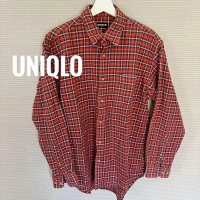 OLD UNIQLO オールドユニクロ フランネルシャツ 紺タグ L チェック