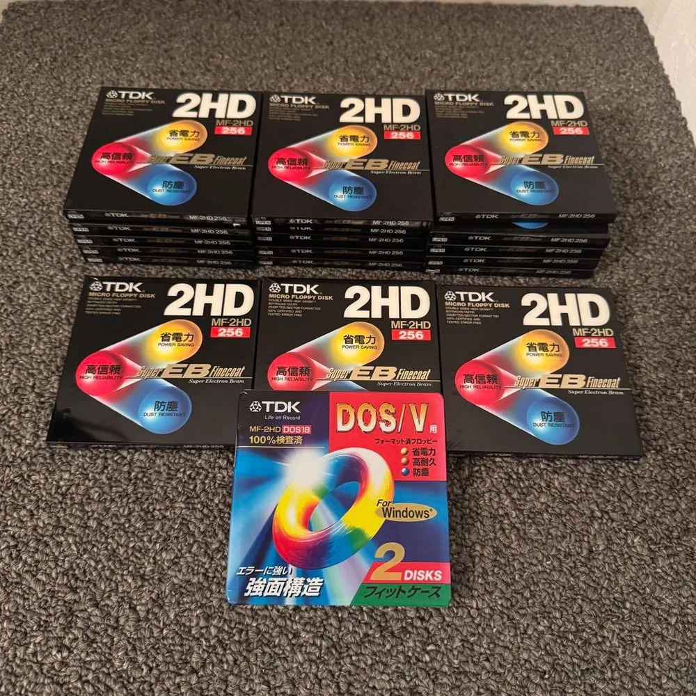 【新品未開封】TDK 2HDフロッピー18枚+2枚