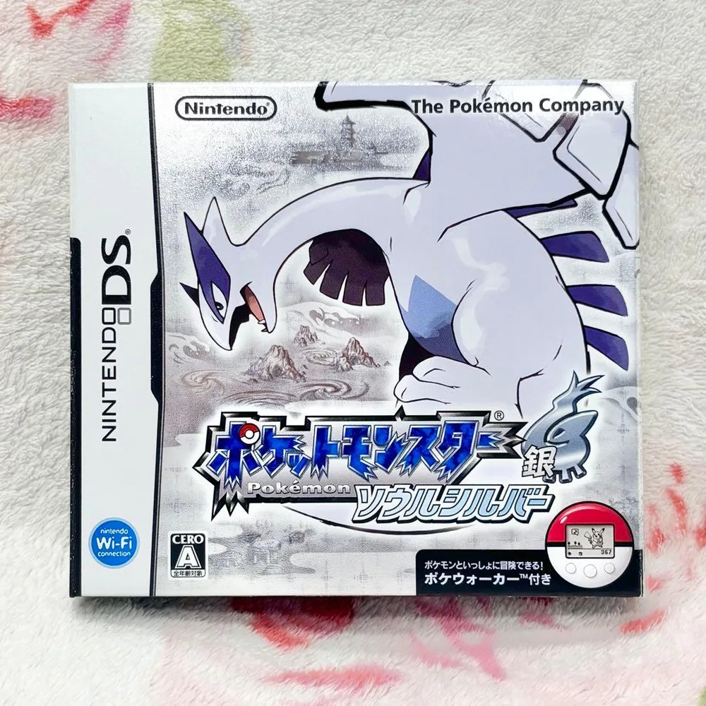 Nintendo DS Pokemon Soul Silver ไม่มีโปเกวอล์คเกอร์