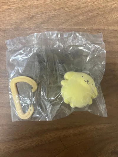 ポムポムプリン カラビナ付きマスコット