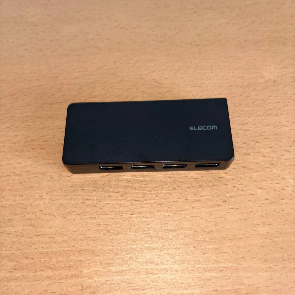 ELECOM USBハブ U3H-K417B ブラック