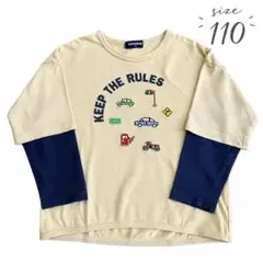 kladskap クレードスコープ 110 長袖Tシャツ ロンT 車 刺繍