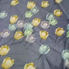 チューリップ柄 プリント生地 ハンドメイド素材