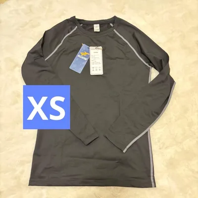 【新品未使用品】 スポーツ アンダーウェア 長袖 ブラック XS