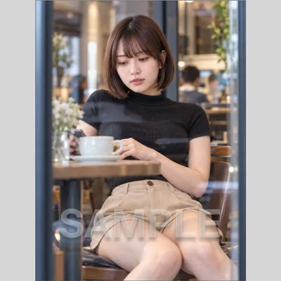 AI美女 YURA vol.01 高光沢A4ポスター NMR-008t