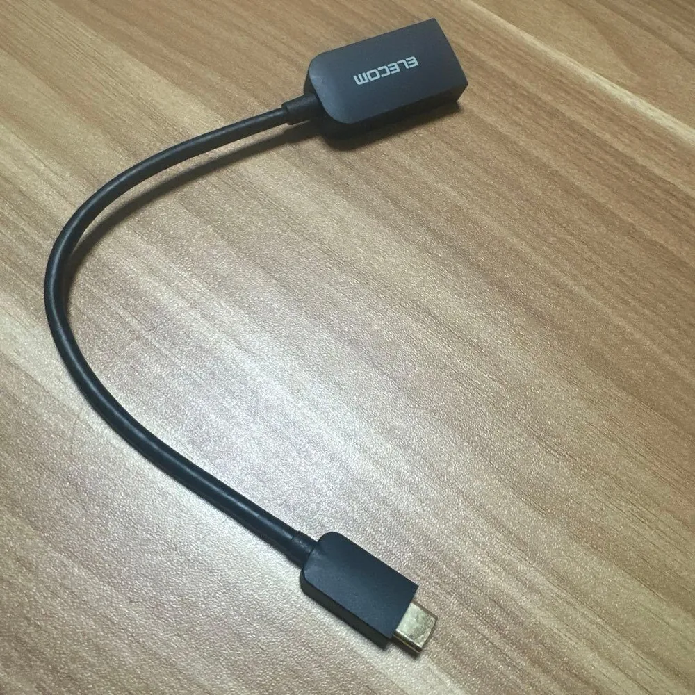 【未使用】ELECOM HDMI変換アダプター AD-CHDMIQBK3
