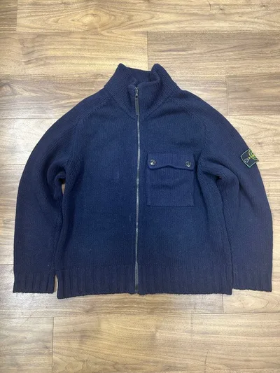 STONE ISLAND ストーンアイランド ドライバーズニット グリーンエッジ