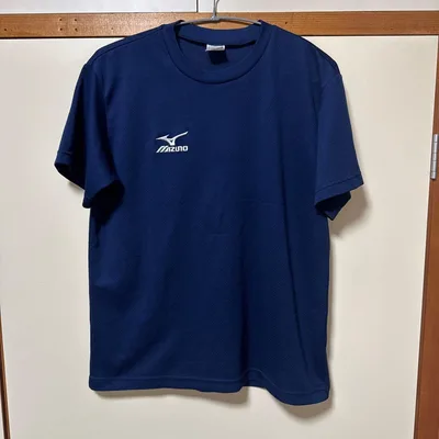MIZUNO スポーツTシャツ ネイビーM