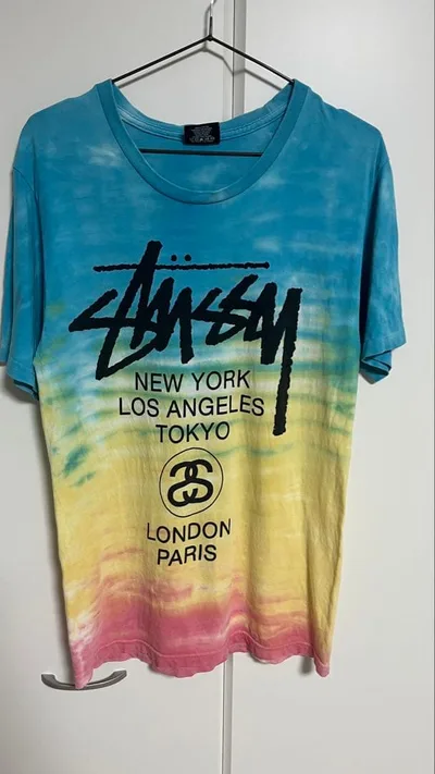 Stussy タイダイ Tシャツ Sサイズ グラデーション