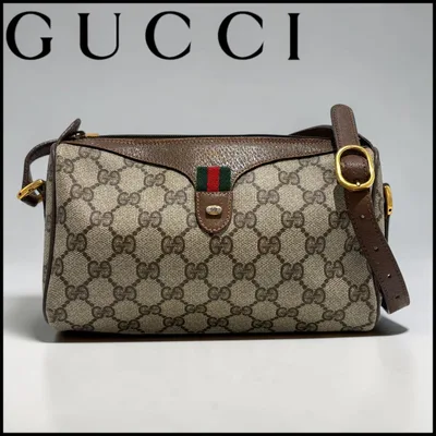 【GUCCI】GG柄 シェリーライン ショルダーバッグ