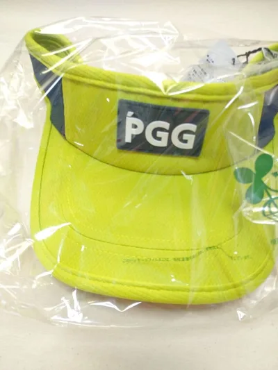 PGG ライムイエロー サンバイザー パーリーゲイツ ゴルフウェア