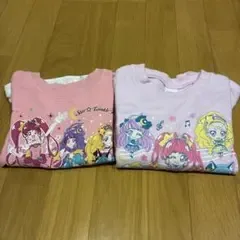 スター☆トゥインクルプリキュア 長袖トップス 2枚セット 100cm 110cm