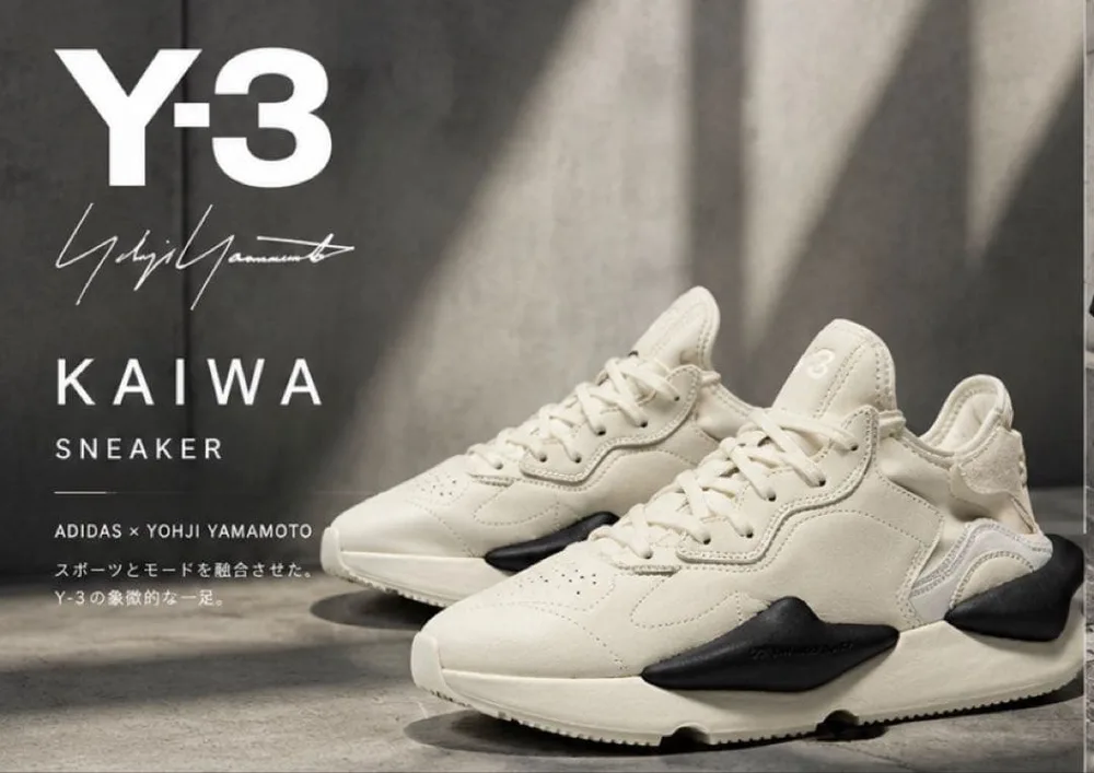 新品タグ付き Y-3 KAIWA スニーカー ブラック×ホワイト 26.5cm