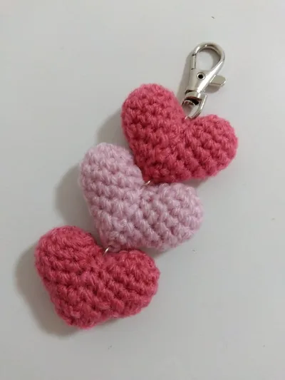 ハンドメイド アクセサリー キーホルダー チャーム ハート
