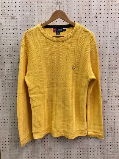 CHAPS チャップス ラルフローレン コットンニット セーター イエロー S