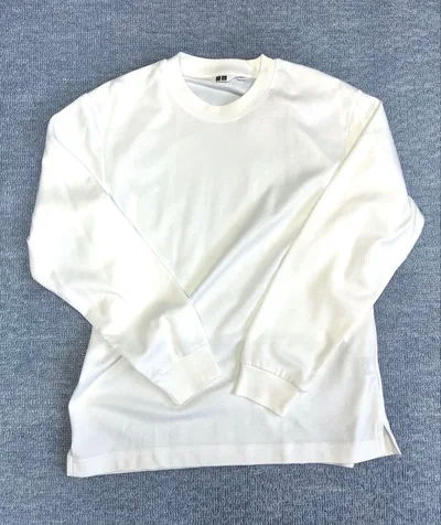⭐︎UNIQLO U エアリズムコットンクルーネックTシャツ ホワイト M⭐︎