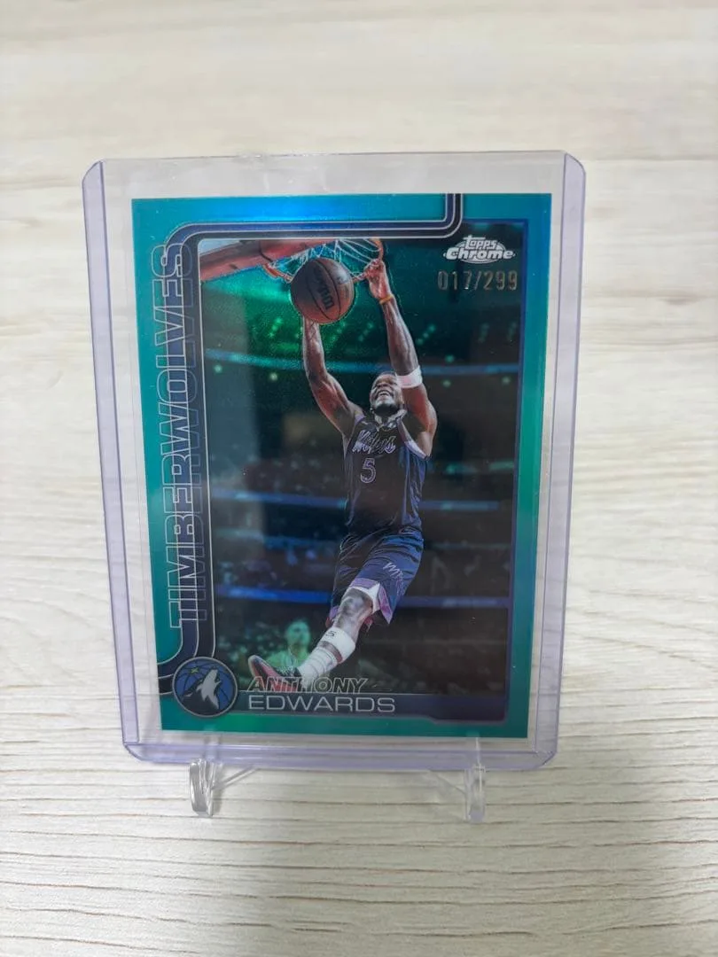 【/299】Topps Chrome Anthony Edwards