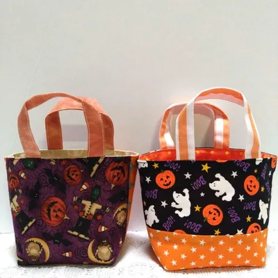 ミニトートバッグ♡ミニ布バスケット♡ハロウィン④