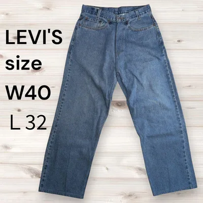 リーバイス デニムパンツ 実寸W30相当(表記W40) インディゴ ジーンズ
