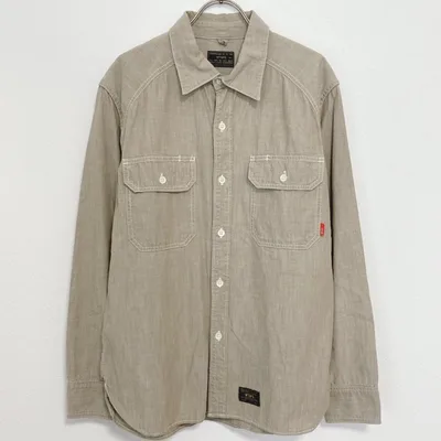 WTAPS SEAGULL SHIRT CHAMBRAY ベージュ S
