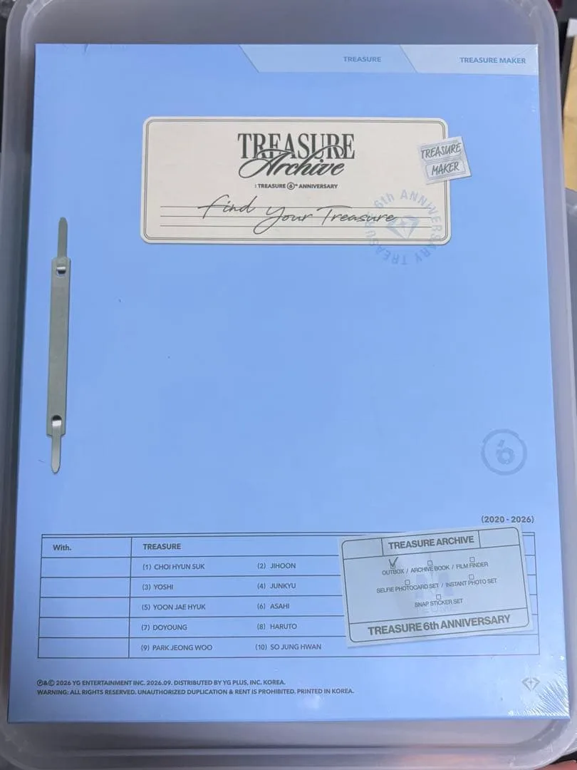 TREASURE 6th ANNIVERSARY 新品未開封