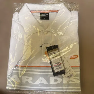 PARADISO GOLF 半袖ポロシャツ ホワイト Lサイズ