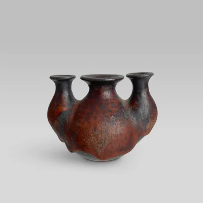 西ドイツ製 70~80s【Atelier Kiel】ヴィンテージ 陶器 ベース