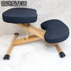 宮武製作所 姿勢矯正 椅子 バランスチェア プロポーションチェア 猫背改善 黒