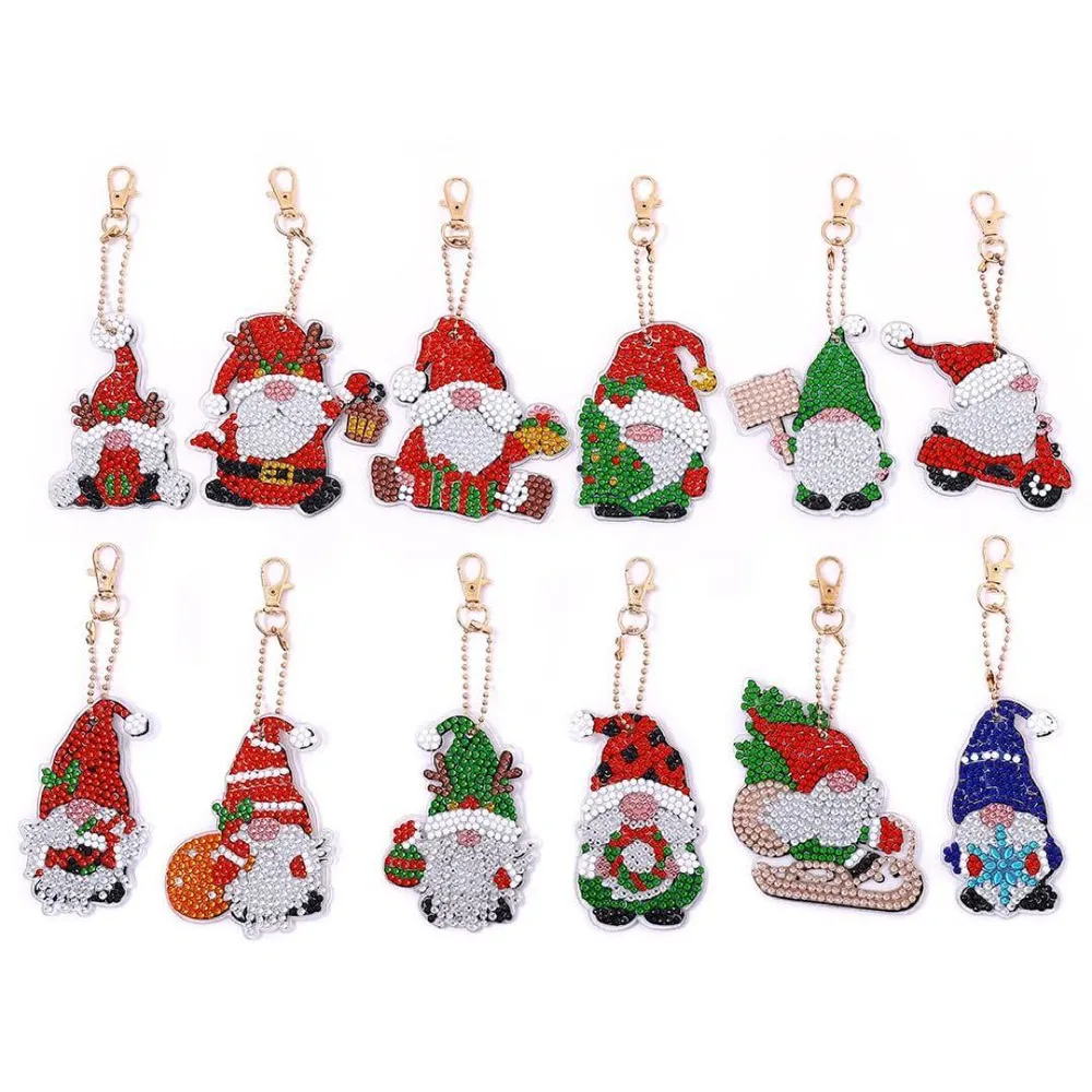 ダイヤモンド キーホルダー クリスマス アクセサリー 手作り ハンドメイド