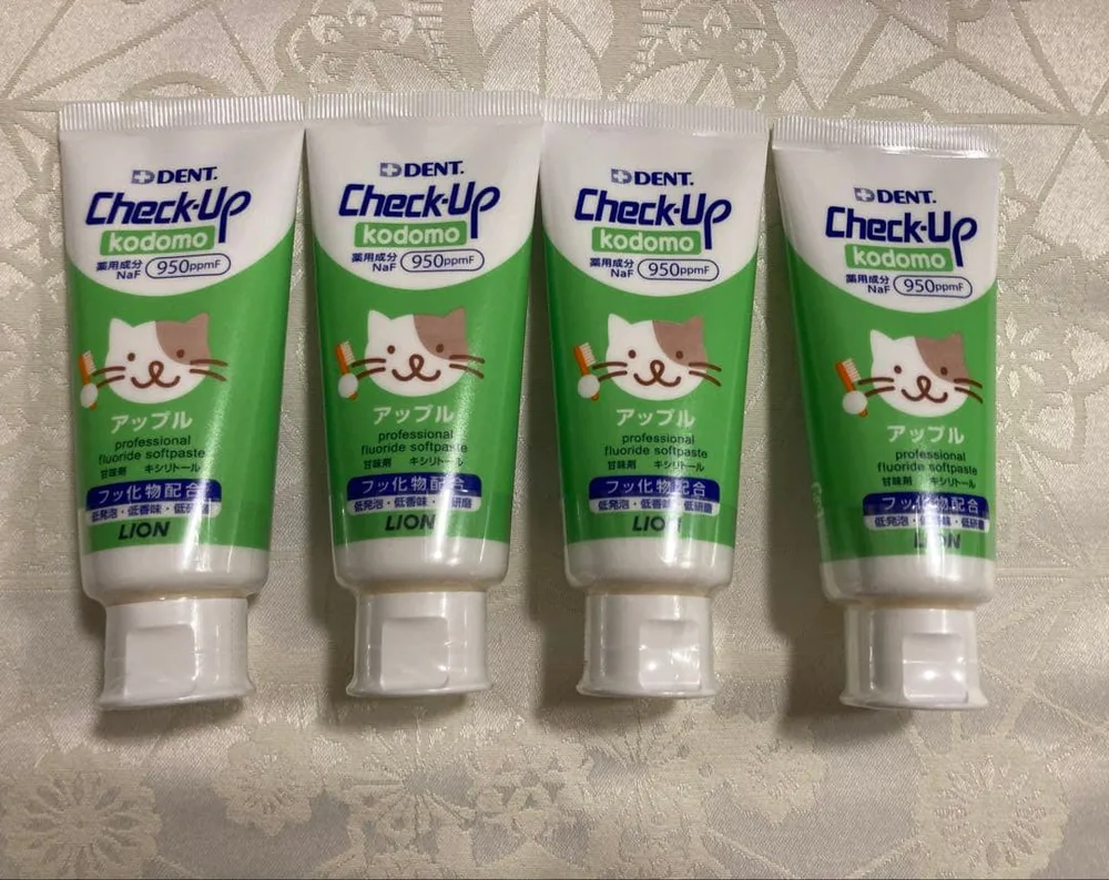 LION チェックアップCheck-Up kodomo アップル 60g 4本