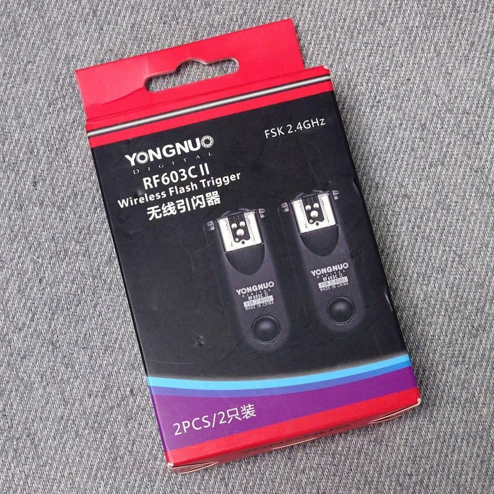 キャノン用 YONGNUO RF-603 CII ワイヤレスフラッシュトリガー