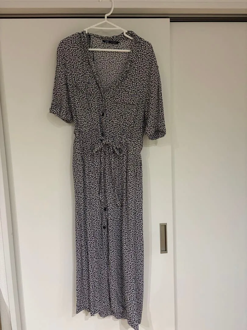 ZARA 半袖 ロングシャツ