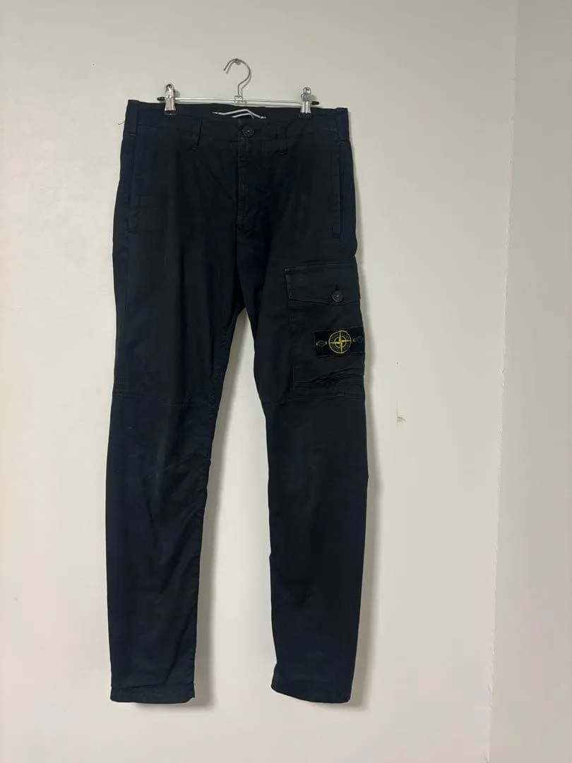 STONE ISLAND カーゴパンツ ブラック サイズ28