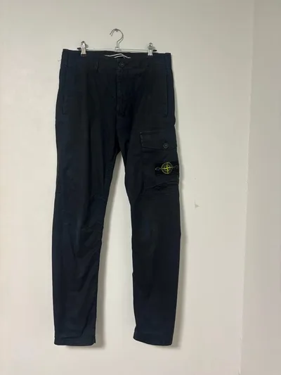 STONE ISLAND カーゴパンツ ブラック サイズ28
