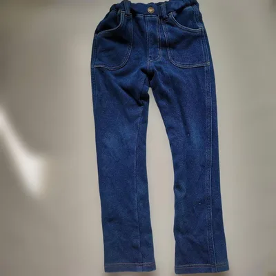 男の子 キッズ 裏起毛 デニムパンツ 120cm