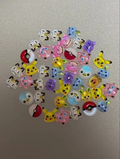 25個 デコパーツ ネイルパーツぽけ