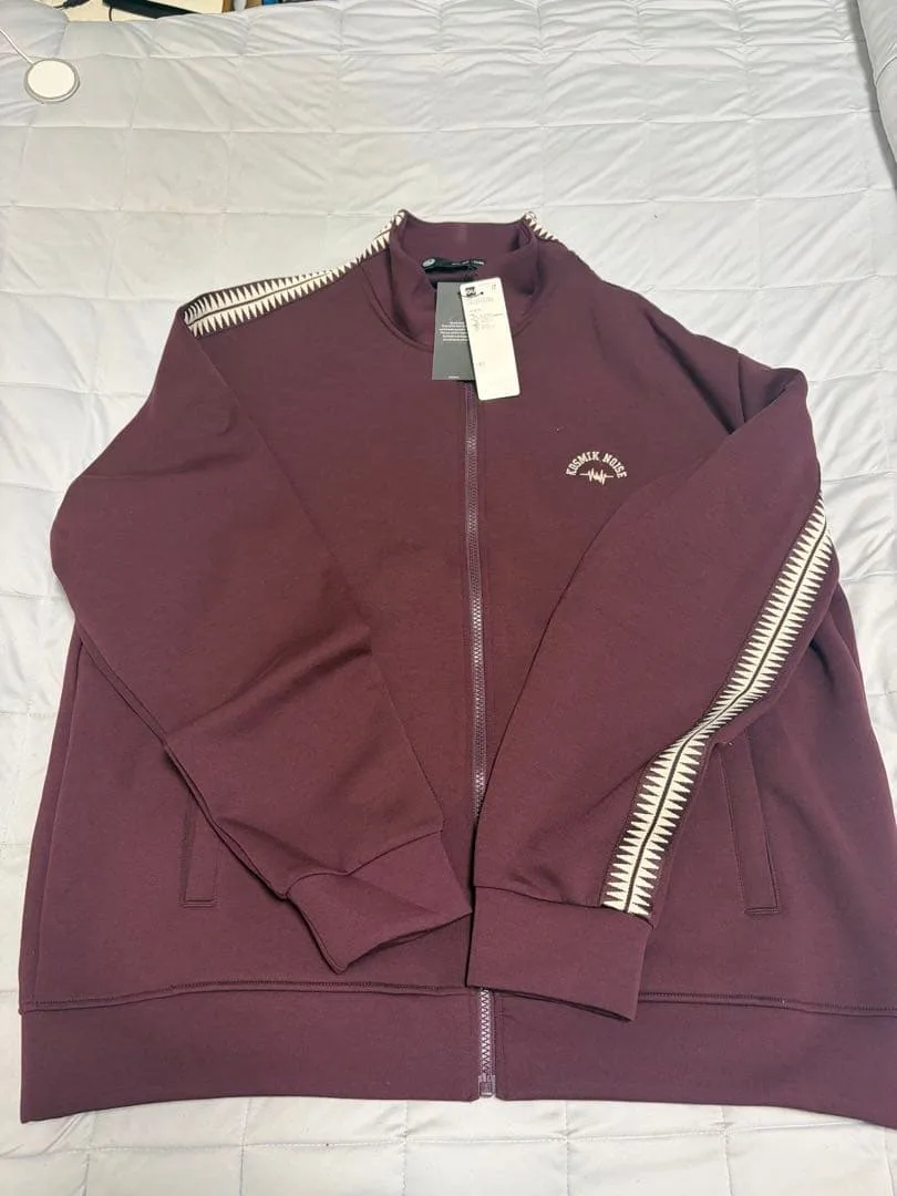 新品 GU UNDERCOVER トラックジャケット ジャージ ワイン XL