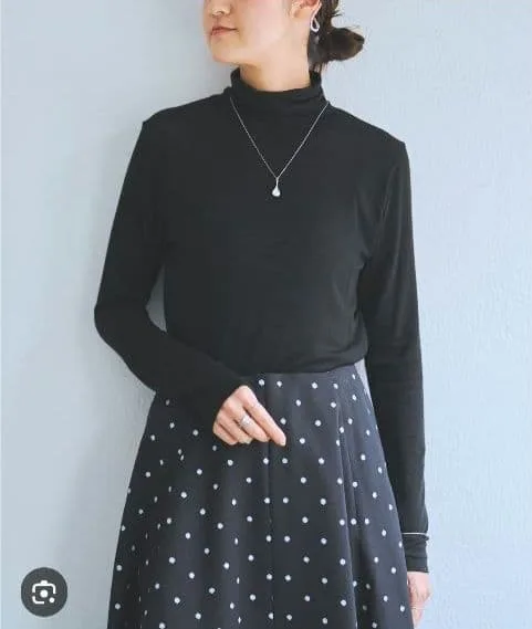 新品 BEARDSLEY カシミヤシルク ハイネック