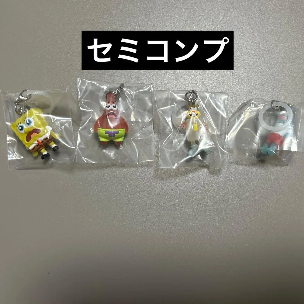 スポンジボブ めじるしアクセサリー2 4種 セミコンプリート