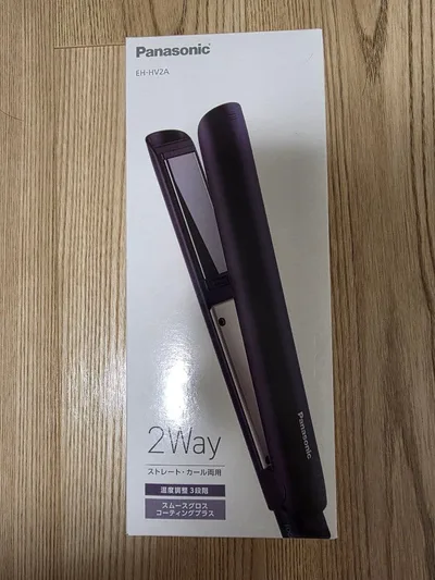 新品 Panasonic 2Way ヘアアイロン EH-HV2A-K