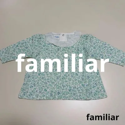 familiar ファミリア 花柄 トップス カットソー 70cm ベビー