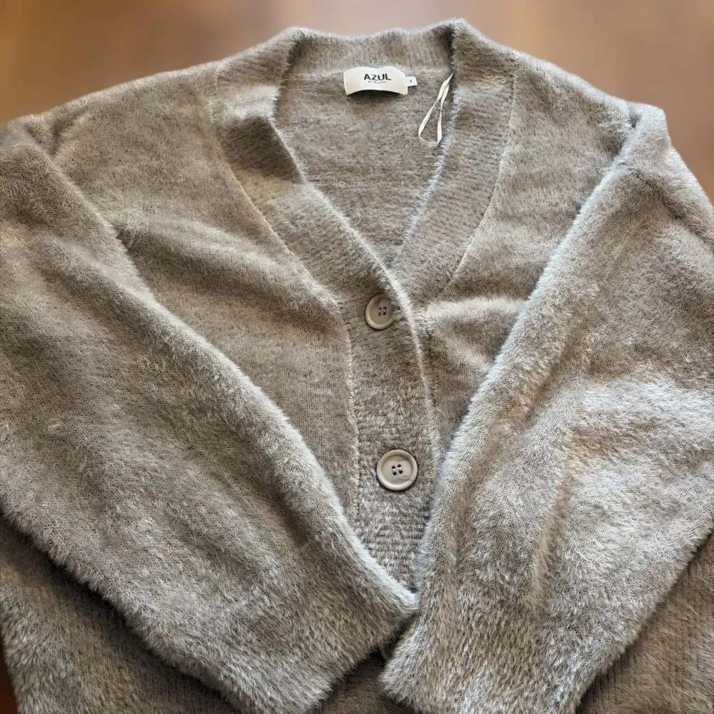 AZUL BY MOUSSY シャギーニットカーディガン S