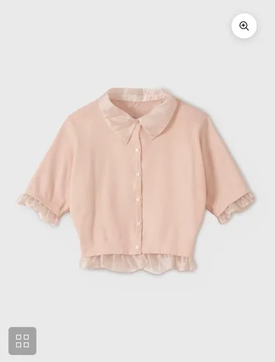 eimy istoire SIGN COLLAR CARDIGAN ピンク