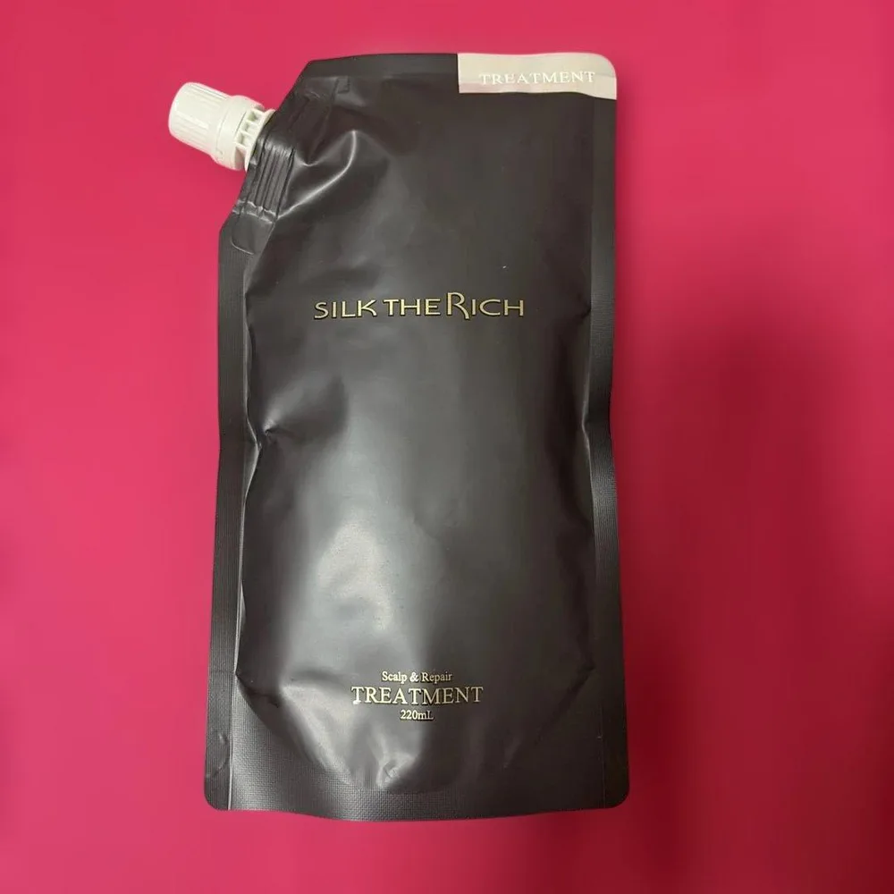 SILK THE RICH トリートメント 220mL 詰め替え 黒