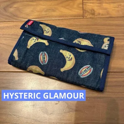 希少⭐︎HYSTERIC GLAMOUR バナナ総柄 デニム長財布
