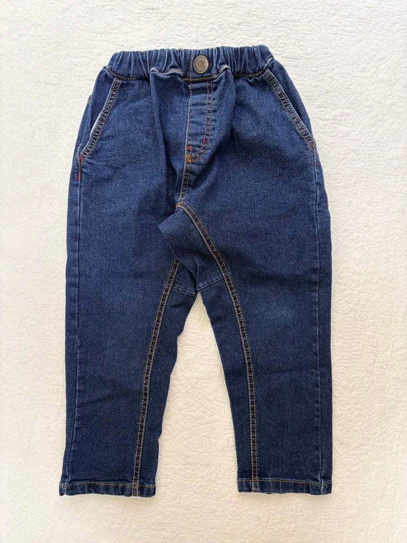 キッズ デニムパンツ 長ズボン 110cm