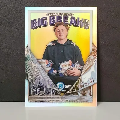 Big Break!Ethan Holliday Bowman Chrome