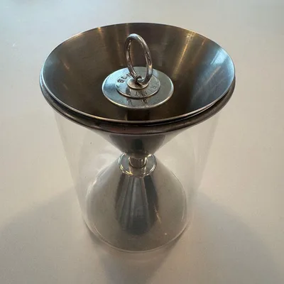 ASH GLASS 灰皿 ステンレス ガラス