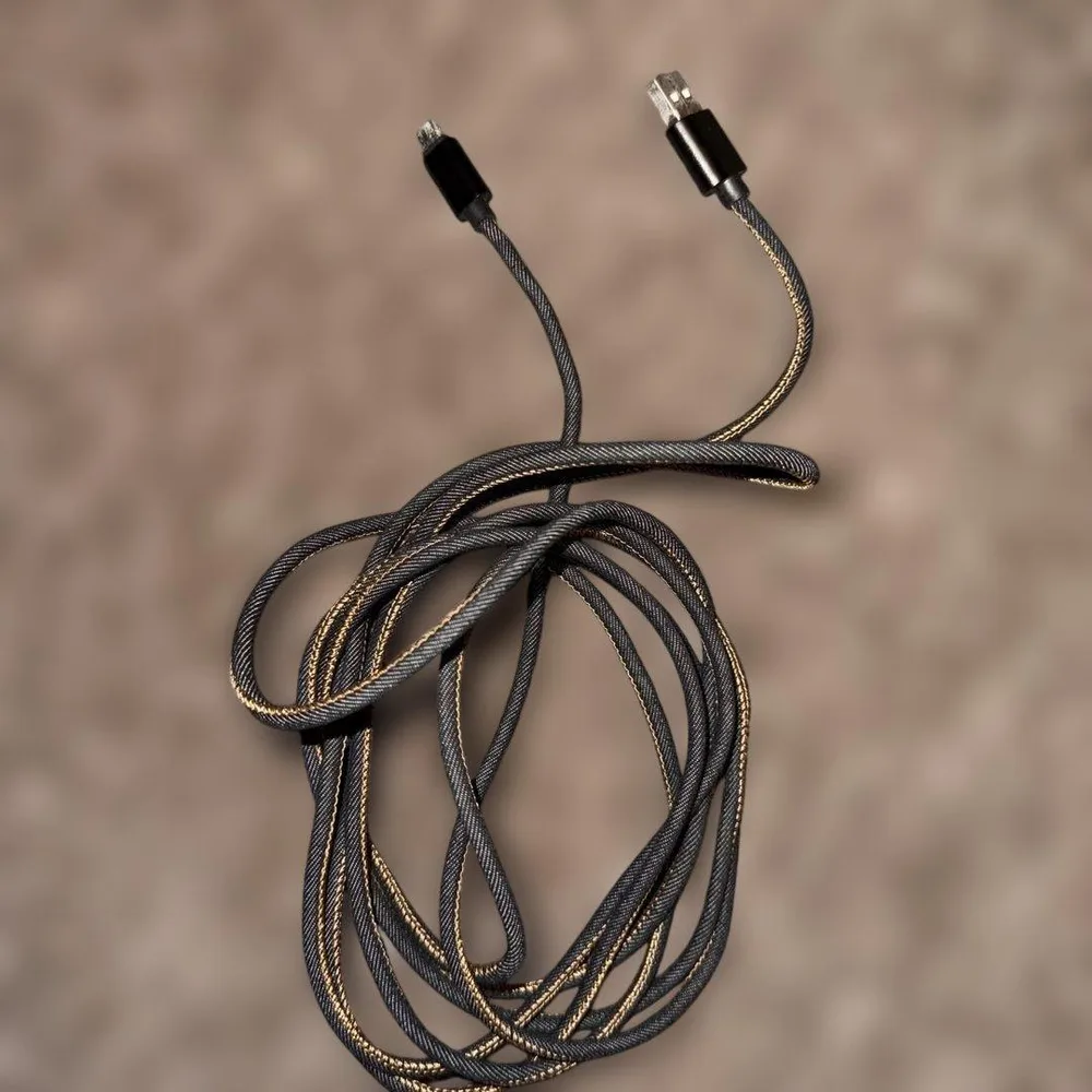 USBケーブル Micro-USB ナイロン編組 ブラック 3m
