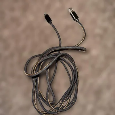 USBケーブル Micro-USB ナイロン編組 ブラック 3m